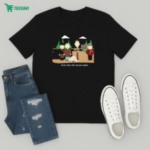South Park Twin Peaks Oh My God, They Killed Laura Jim’ll Paint It T-Shirt