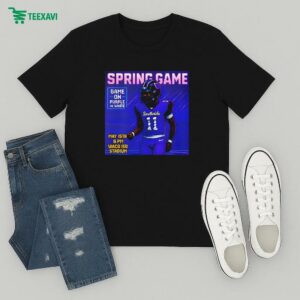 Spring Game Game On Purple Vs White At Waco Isd Stadium On May 15 2025 T-Shirt