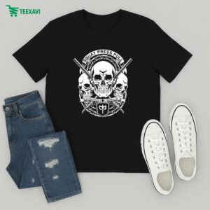 Squat Press Pull Conquering Barbell Skulls T-Shirt