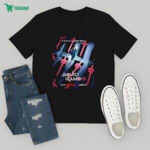 Squid Game 3 The Final Games Bein Released On June 27 2025 T-Shirt