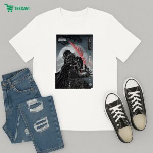 Star Wars Celebration Japan 2025 Badge Art Final Reveal Characters Darth Vader T-Shirt