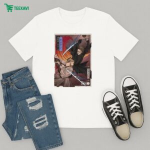 Star Wars Celebration Japan 2025 Badge Art Final Reveal Characters Obi-wan Kenobi Vs Anakin Skywalker T-Shirt