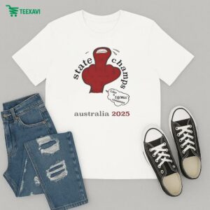 State Champs Like A Fuckin’ Conartist Middle Finger Australia 2025 T-Shirt