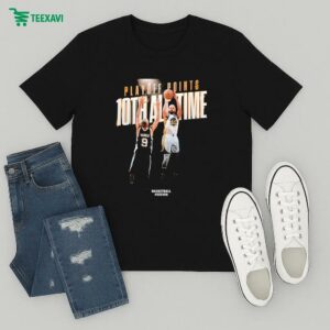 Stephen Curry Surpasses Tony Parker For 10th All-time In Playoff Points Nba Season 2025 T-Shirt