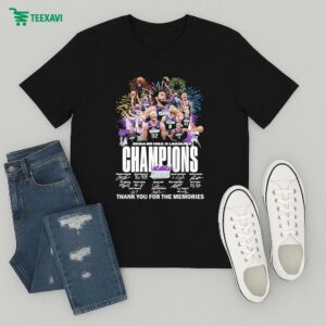 Stockton Kings 2024 2025 Nba G League Thank You For The Memories Signatures T-Shirt