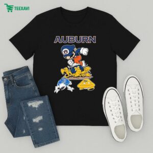 Super Mario Auburn Tigers Stomp Michigan Wolverines Toronto Blue Jays Alabama State Hornets T-Shirt