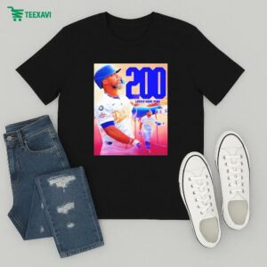 Teoscar Hernandez From Los Angeles Dodgers Reach 200 Career Home Runs Nba Season T-Shirt