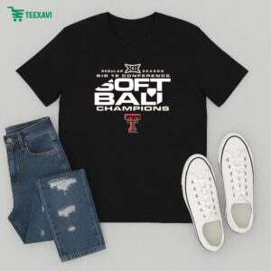 Texas Tech Red Raiders 2025 Big 12 Softball Regular Season Champions T-Shirt