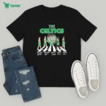 The Boston Celtics Road Abbey Signatures T-Shirt