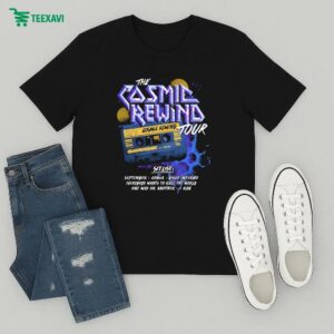 The Cosmic Rewind Guardians Set List T-Shirt