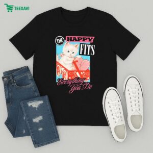 The Happy Fits Everything You Do Pink Kitten Cat Heart T-Shirt