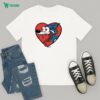 Nevertel Sym Want We Dead There’s No Escaping When You’re On The Edge Skull Knife T-Shirt