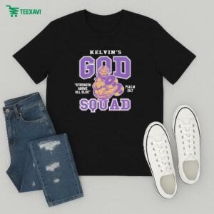 The Righteous Gemstones Kelvin’s God Squad Strength Above All Else T-Shirt