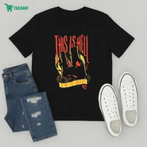This Is Hell No One Leaves Unscathed Wolf T-Shirt