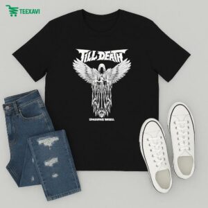 Till Death Angel Of Barbell Conquering Barbell T-Shirt