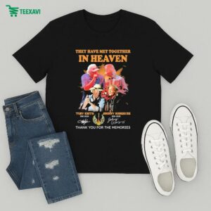 Toby Keith And Johnny Rodriguez They Have Met Together In Heaven Thank You For The Memories Signatures T-Shirt