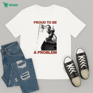 Tom Macdonald Fuck Proud To Be A Problem Middle Finger American Flag T-Shirt