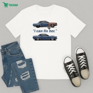 Tom’s Refurb I Can Fix Her Blueberry Mustang T-Shirt