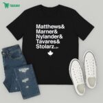Toronto Maple Leafs Matthews & Marner & Nylander & Tavares & Stolarz Names T-Shirt