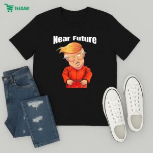 Trump Near Future Lock Him Up Orange Prison Jumpsuit T-Shirt