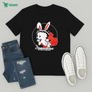 Vamachara Betty Boop No Roses On My Grave Bunny T-Shirt