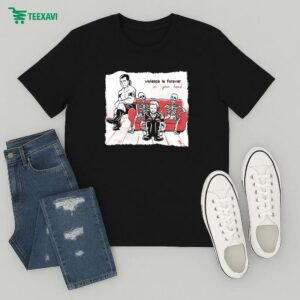 Vif Violence Is Forever In Your Heads Skeleton Cranberries T-Shirt