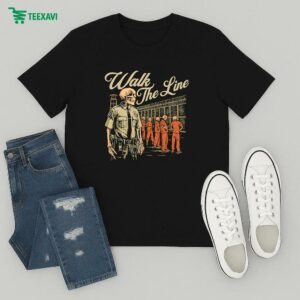 Walk The Line Skeleton T-Shirt