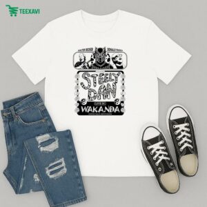 Walter Becker Donald Fagen Steely Dan Live In Wakanda Warrior Falls Brian Robert Jones T-Shirt