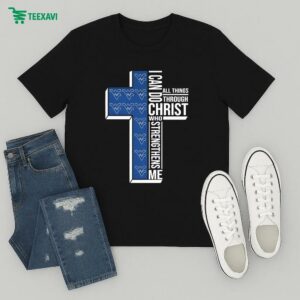 West Virginia Mountaineers I Can Do All Things Through Christ All Things Through Who Strengthens Me T-Shirt