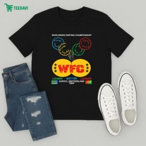 Wfc Worldwide Farting Championship Longer Wetter Louder Zurich Switzerland Brian Robert Jones 1994 T-Shirt