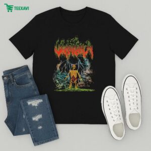 Wharflurch Psychedelic Fright Skeleton T-Shirt