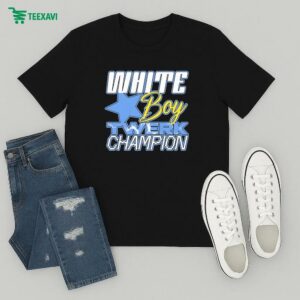 White Boy Twerk Champion Star T-Shirt