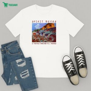 Widespread Panic It Moves Through All Things Red Rocks Painting Surprise Valley Lot T-Shirt