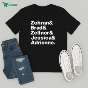 Zohran & Brad & Zellnor & Jessica And Adrienne T-Shirt