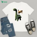 Abram Engle Kurt Dino Cat T-Shirt