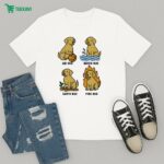Air Bud Water Bud Earth Bud Fire Bud Elemental Bud Dog T-Shirt