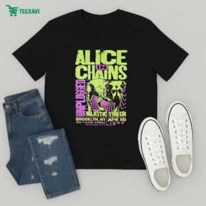 Alice In Chains Unplugged Majestic Brooklyn Ny Dog T-Shirt