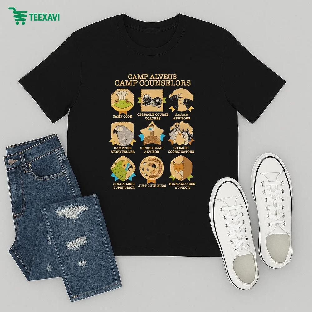 Alveus Sanctuary Summer Camp Alveus Camp Counselors – T-shirt Alveus Sanctuary Summer Camp Alveus Camp Counselors – T-shirt