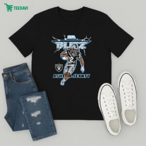 Ashton Jeanty NFL Blitz Las Vegas Raiders T-Shirt
