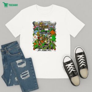 Be Out Day Atlanta 2025 10 Year Anniversary Colorful Event T-Shirt