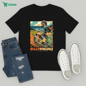 Billy Strings Milwaukee Wisconsin 2025 Gig At Fiserv Forum On August 8 Dog Biker T-Shirt