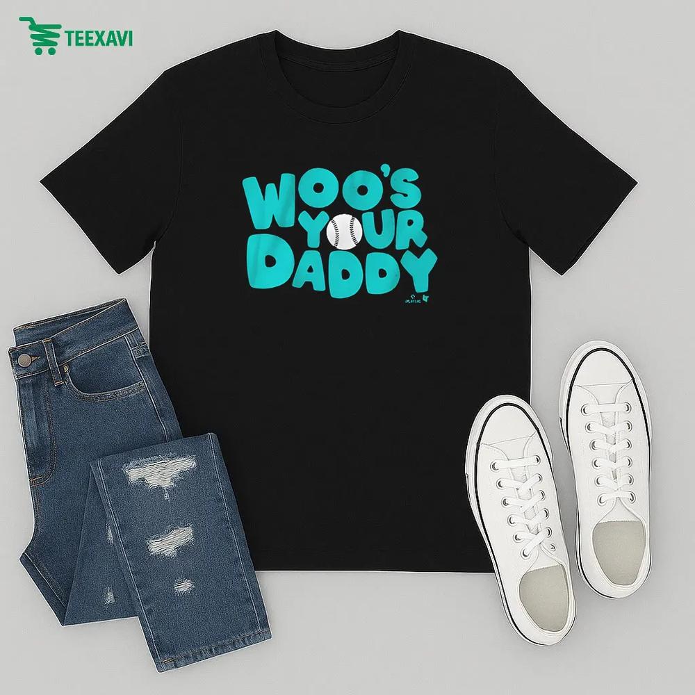 Bryan Woo Woo's Your Daddy Seattle Mariners – T-shirt Bryan Woo Woo's Your Daddy Seattle Mariners – T-shirt