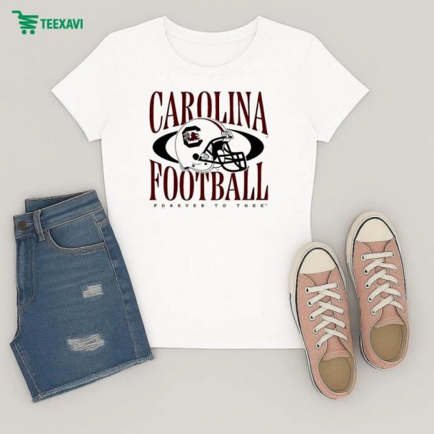 Carolina Gamecock Football Forever To Thee Helmet Logo Ladies