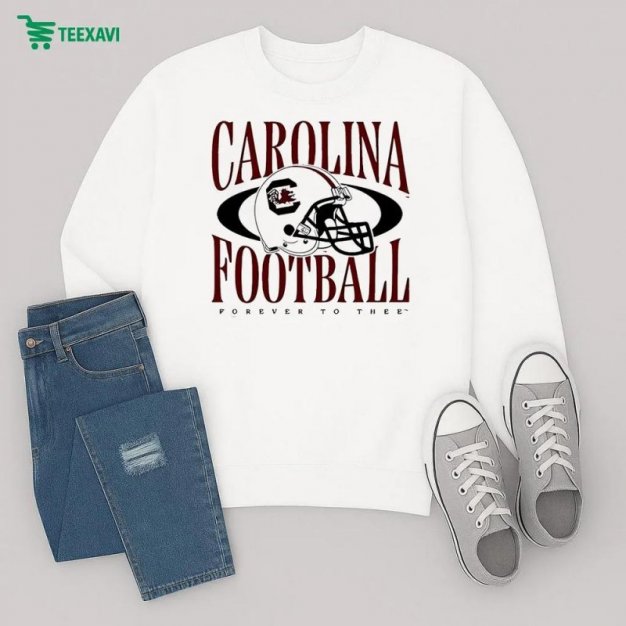 Carolina Gamecock Football Forever To Thee Helmet Logo Sweatshirt