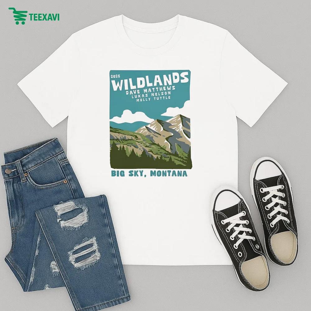 Dave Matthews Band August 1-2, 2025 Big Sky, Mt Mountain – T-shirt Dave Matthews Band August 1-2, 2025 Big Sky, Mt Mountain – T-shirt