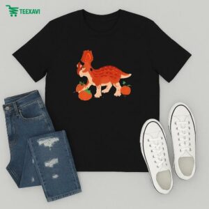 Dinosaur Diabloceratops Pumpkin T-Shirt