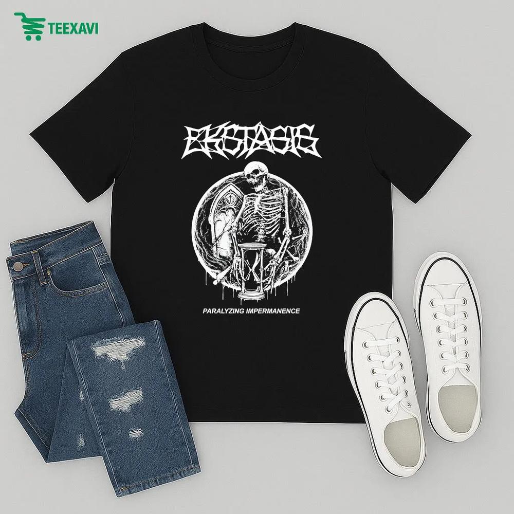 Ekstasis Paralyzing Impermanence Skeleton – T-shirt Ekstasis Paralyzing Impermanence Skeleton – T-shirt