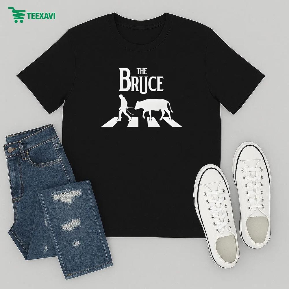 Elias & Bruce The Bruce Road Abbey Cow – T-shirt Elias & Bruce The Bruce Road Abbey Cow – T-shirt