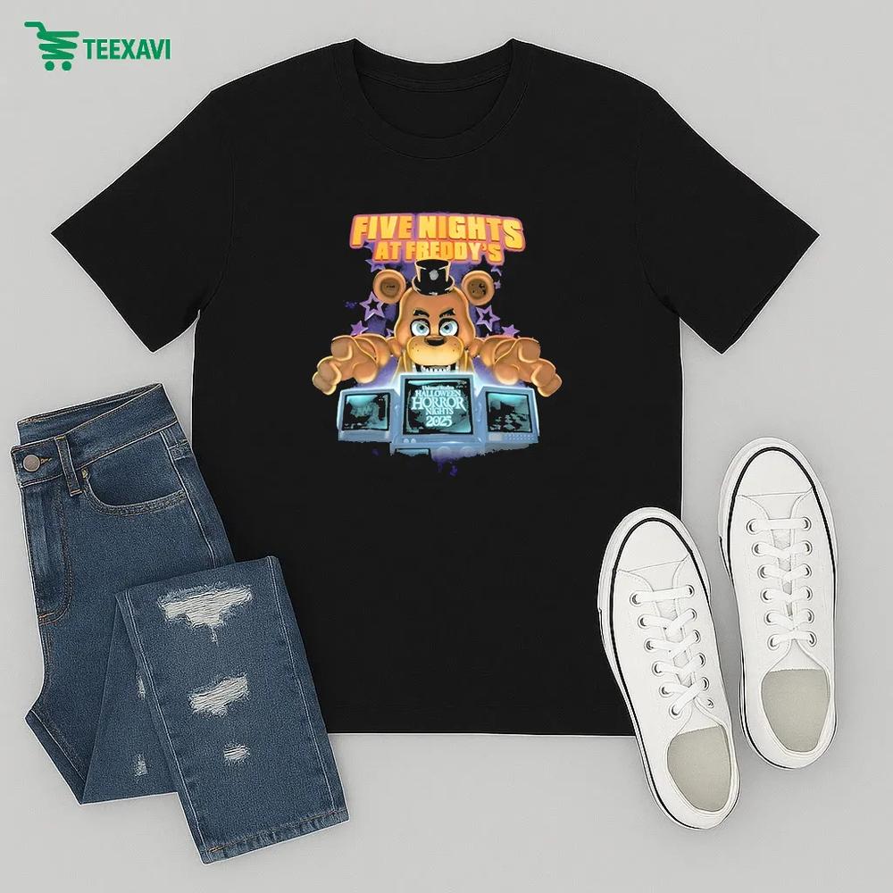 Five Nights At Freddy's Halloween Horror Nights 2025 – T-shirt Five Nights At Freddy's Halloween Horror Nights 2025 – T-shirt