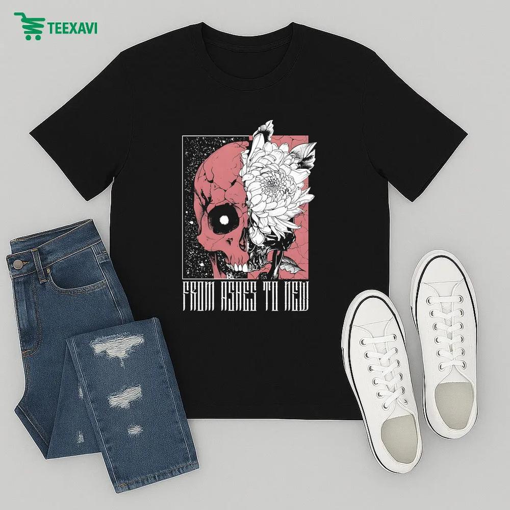 From Ashes To New Deadbloom Skull – T-shirt From Ashes To New Deadbloom Skull – T-shirt